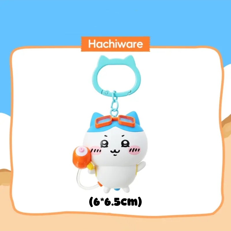 Chiikawwa & Friends Squirt Gun Keychain Hanger - Cute Cartoon Gift for Friends & Decor kawaii.jpg