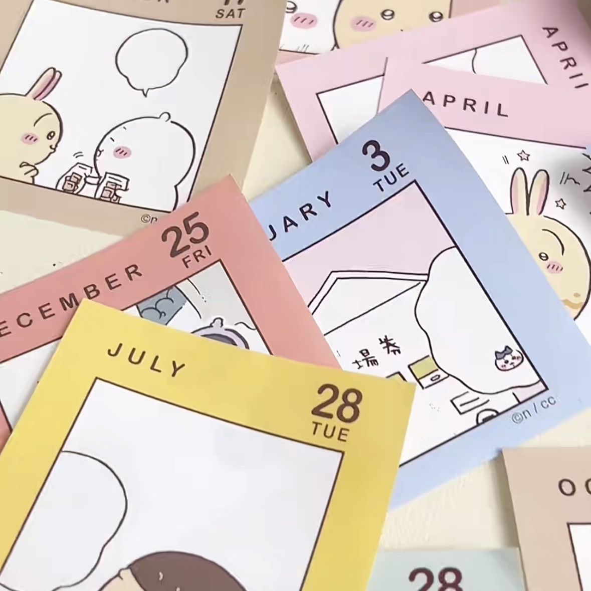 chiikawa2026 Mini Tear-Off Calendar