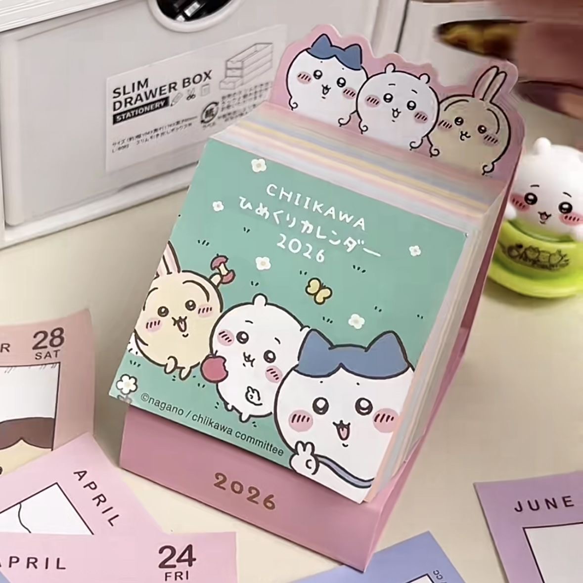 chiikawa2026 Mini Tear-Off Calendar