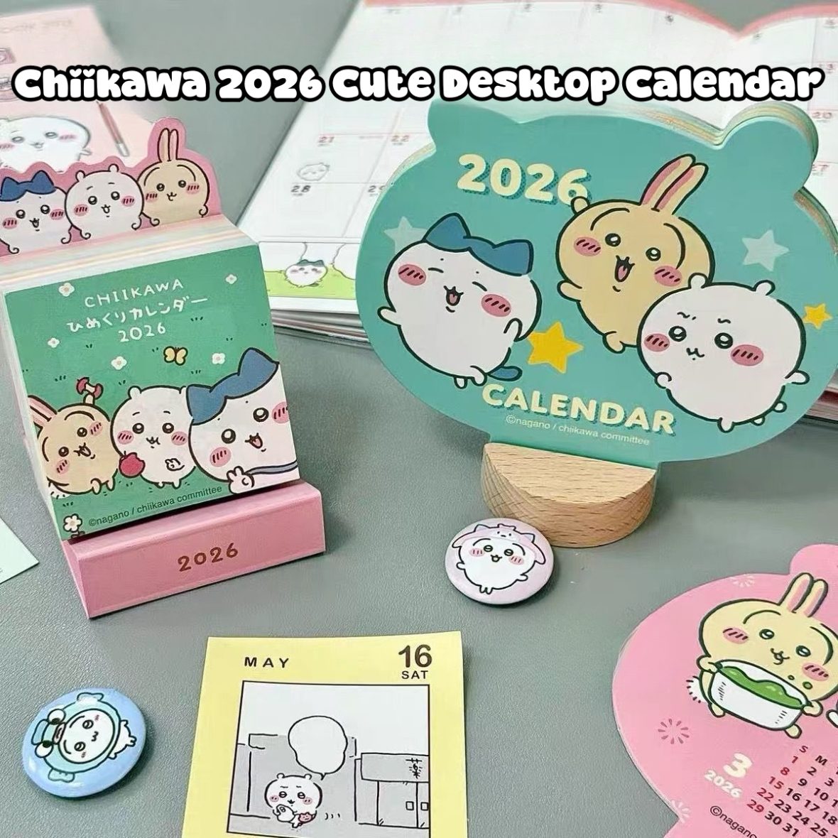 Chiikawa 2026 Cute Desktop Calendar (6)_副本